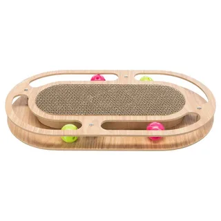 Kratzbrett Aus Pappe Mit Spielzeug 46x4x25 Cm von Trixie – Produktfoto 1 von 6