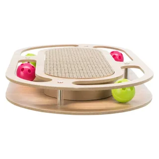 Kratzbrett Aus Pappe Mit Spielzeug 46x4x25 Cm von Trixie – Produktfoto 3 von 6