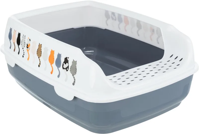 Kattenbak Delio Grijs / Wit by Trixie in Blue – product photo 1 of 4