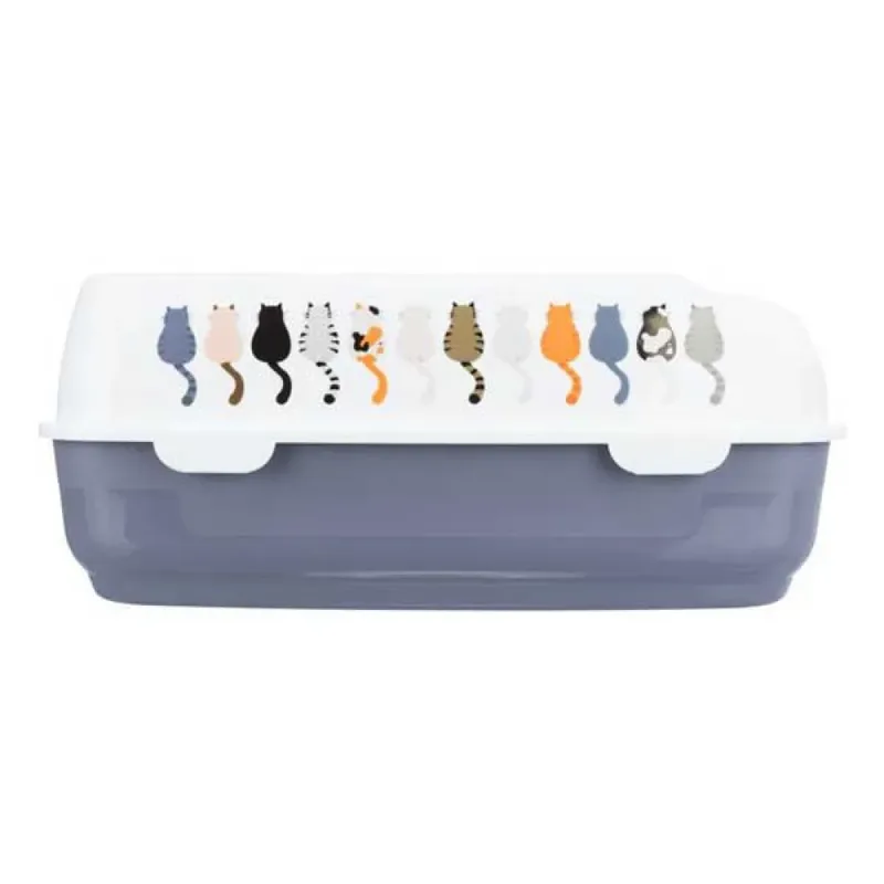 Kattenbak Delio Grijs / Wit by Trixie in Blue – product photo 3 of 4