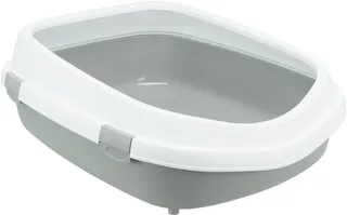 Kattenbak Primo - Met Rand - Grijs/Wit - XXL - 71X56X25 cm by Trixie in Grey – product photo 1 of 2