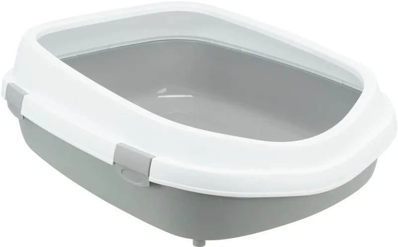 Kattenbak Primo - Met Rand - Grijs/Wit - XXL - 71X56X25 cm by Trixie in Grey – product photo 1 of 2