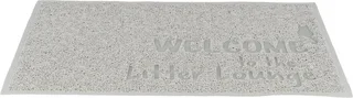 Kattenbakmat Trixie - Slipvast PVC - 60x40 cm, Geschikt voor Gevoelige Katten fra Trixie i Lysegrå – produktbillede 1 af 3