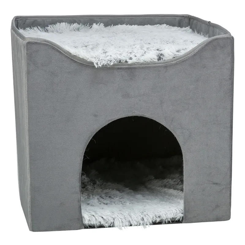 Kattenhuis Harvey - 38X38X38 cm von Trixie in Dunkelgrau – Produktfoto 3 von 6