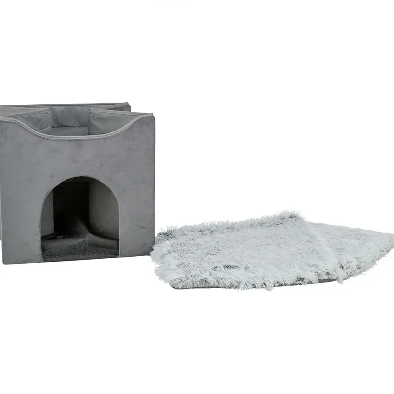 Kattenhuis Harvey - 38X38X38 cm von Trixie in Dunkelgrau – Produktfoto 6 von 6