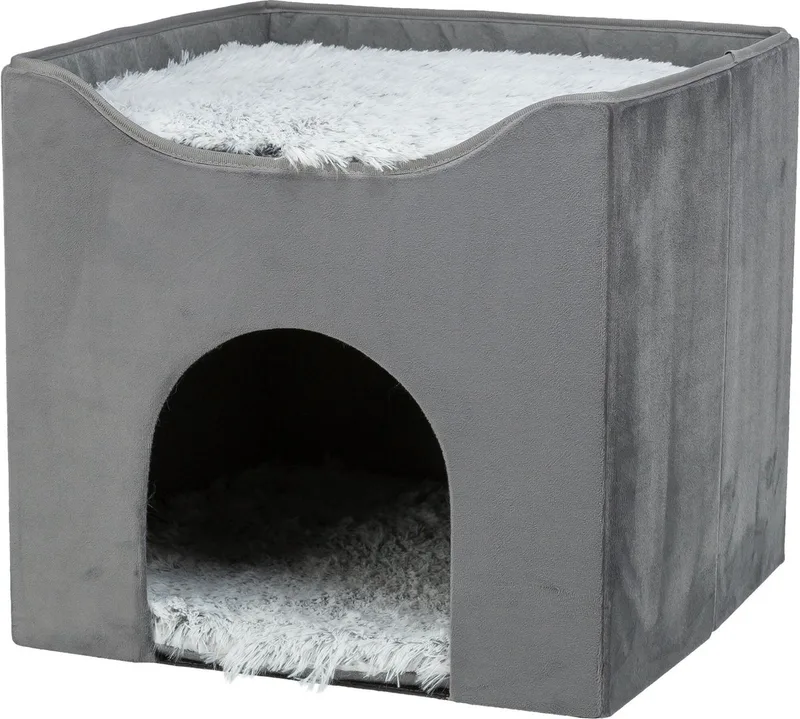 Kattenhuis Harvey - 38X38X38 cm von Trixie in Dunkelgrau – Produktfoto 1 von 6