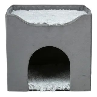 Kattenhuis Harvey - 38X38X38 cm von Trixie in Dunkelgrau – Produktfoto 2 von 6