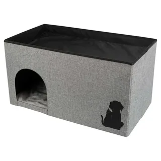 Kattenhuis - Kimy - Grijs -70X40X40 cm de Trixie en Bleu – photo produit 3 sur 6