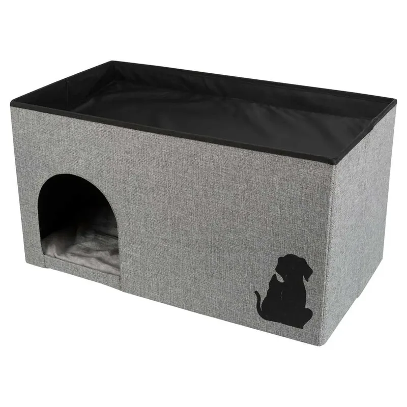 Kattenhuis - Kimy - Grijs -70X40X40 cm de Trixie en Bleu – photo produit 3 sur 6