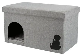 Kattenhuis - Kimy - Grijs -70X40X40 cm de Trixie en Bleu – photo produit 1 sur 6