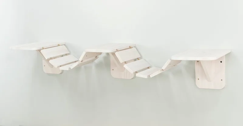 Kattenladder wandmontage 150x30 cm | Krabpaal de Trixie en Blanc – photo produit