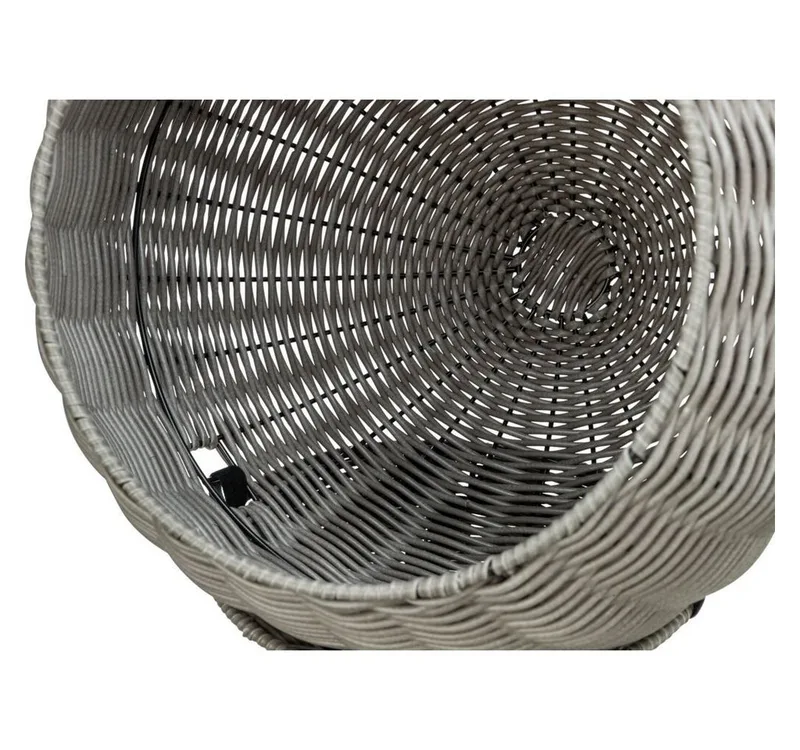 Kattenmand Amalia - Rond - Polyrattan - 42X42X70 cm by Trixie in Grey – product photo 2 of 5