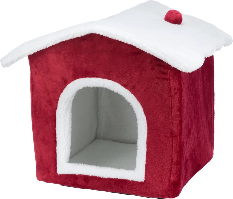 KATTENMAND HUIS / WIT 35X38X45 CM by Trixie in Red – product photo