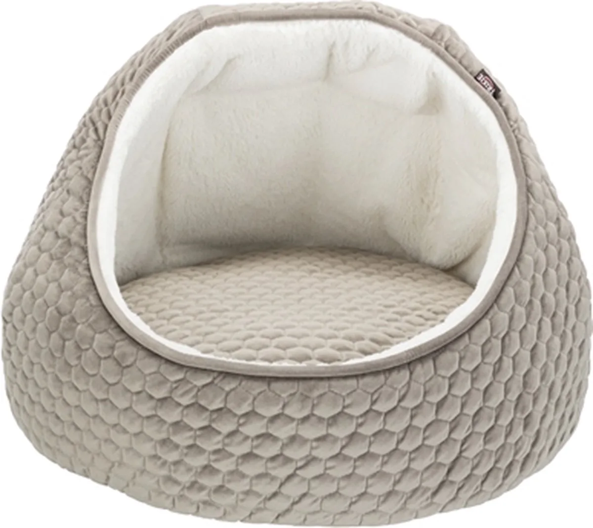 Kattenmand - Iglo Livia - Grijs / Crème - 55x55x45cm de Trixie en Gris, Crème – photo produit