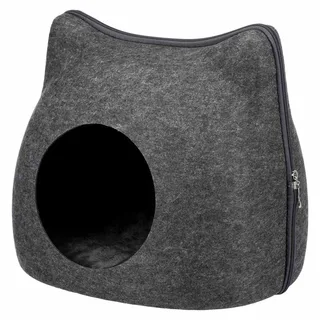 Kattenmand - Relax Iglo - Kat - Vilt - 38X37X35 cm de Trixie en Gris – photo produit 2 sur 6