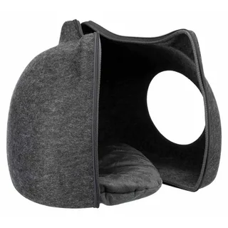 Kattenmand - Relax Iglo - Kat - Vilt - 38X37X35 cm de Trixie en Gris – photo produit 4 sur 6