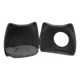 Kattenmand - Relax Iglo - Kat - Vilt - 38X37X35 cm de Trixie en Gris – photo produit 5 sur 6