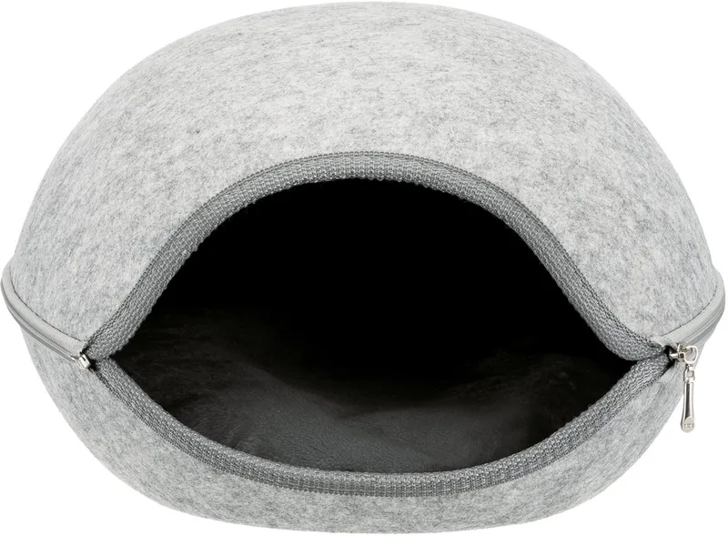 Kattenmand - Relax Iglo Luna - Lichtgrijs - 44X38X26 CM de Trixie en Gris – photo produit