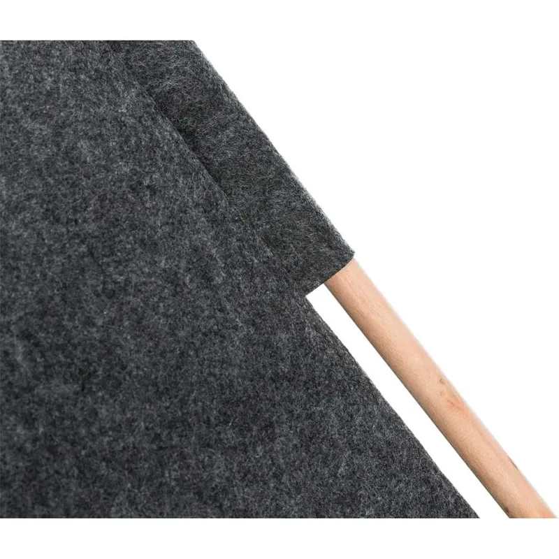 Kattenmand Tipi Vilt Antraciet de Trixie en Noir – photo produit 4 sur 6