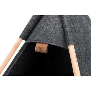 Kattenmand Tipi Vilt Antraciet de Trixie en Noir – photo produit 6 sur 6