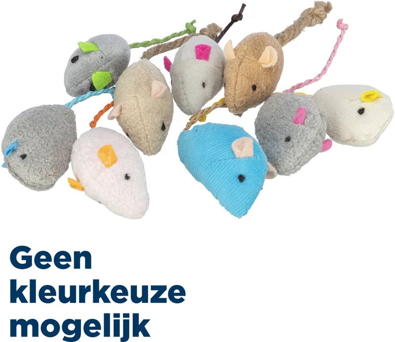 kattenspeelgoed muis pluche met catnip 5 cm 90 st de Trixie – photo produit