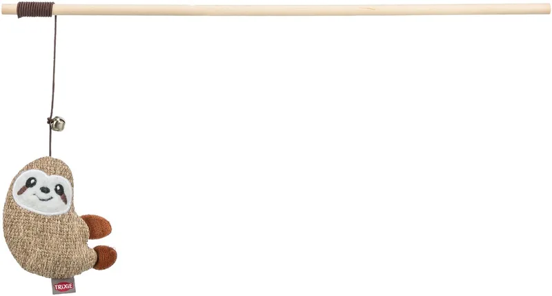 Kattenspeeltje Trixie Beige Polyester Hout Luiaard de Trixie – photo produit