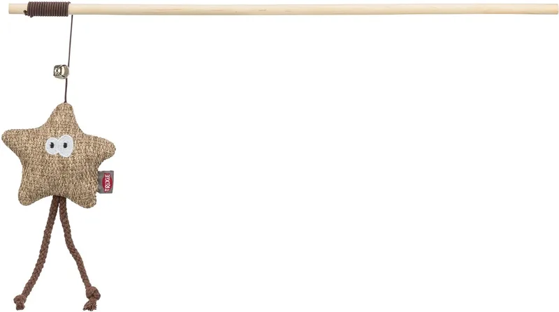 Kattenspeeltje Trixie Polyester Hout Ster by Trixie in Beige – product photo