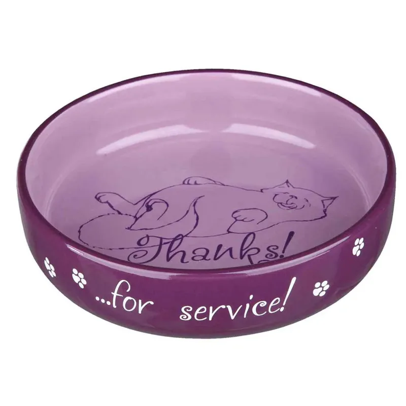 Keramische Voerbak Voor Kortharige Katten 15 Cm de Trixie – photo produit 2 sur 4