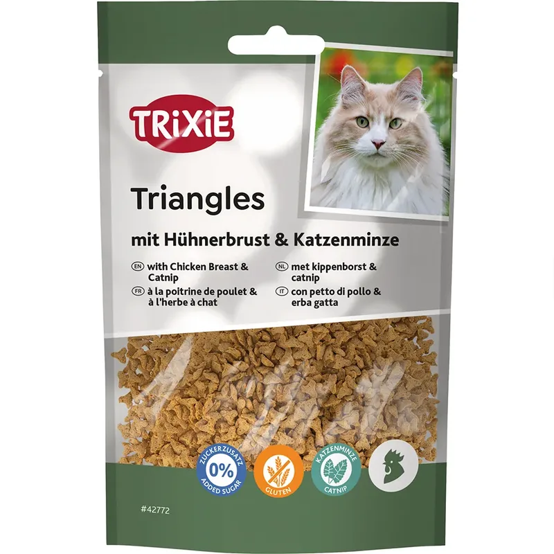 Kip & Kat Kruid Driehoeken Snack by Trixie – product photo