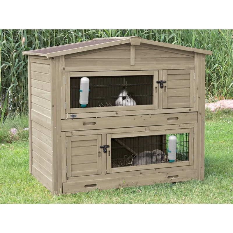 Kleintierstall grau/ grün 1,33 m, 83 cm, 1,2 m by Trixie in Regular – product photo