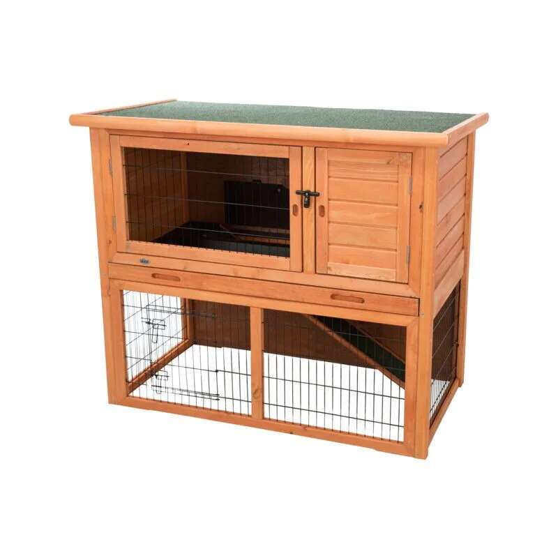 Kleintierstall mit Freilaufgehege braun by Trixie in Regular – product photo