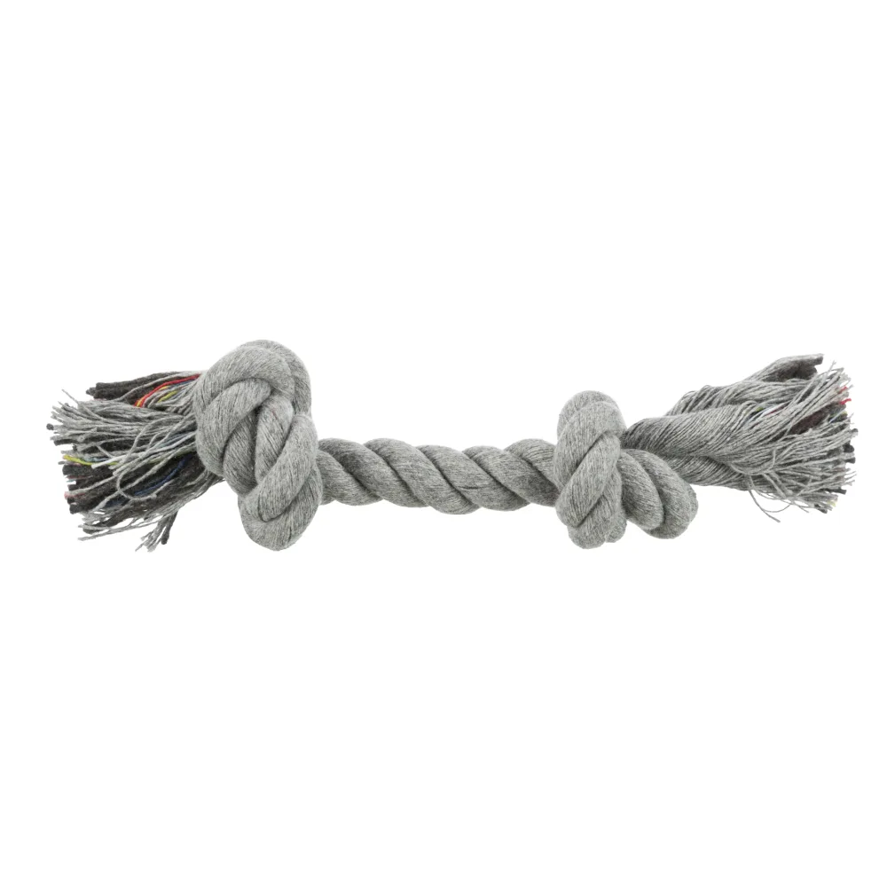 Kleurrijk Hondenspeelgoed Speeltouw met 15cm en 2 knopen Puppyspeelgoed de Trixie – photo produit