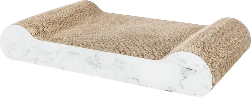 Krabmat - Karton - XXL - Print - Lichtgrijs - 64X37X11 cm by Trixie in Marmer – product photo 1 of 3