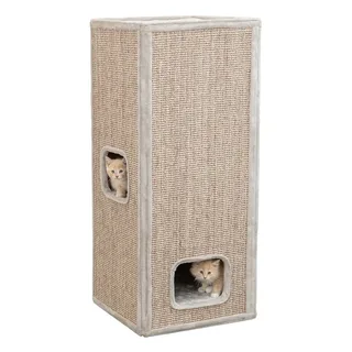 Krabpaal Cat Tower Juno - 116 cm de Trixie en Gris – photo produit 2 sur 3