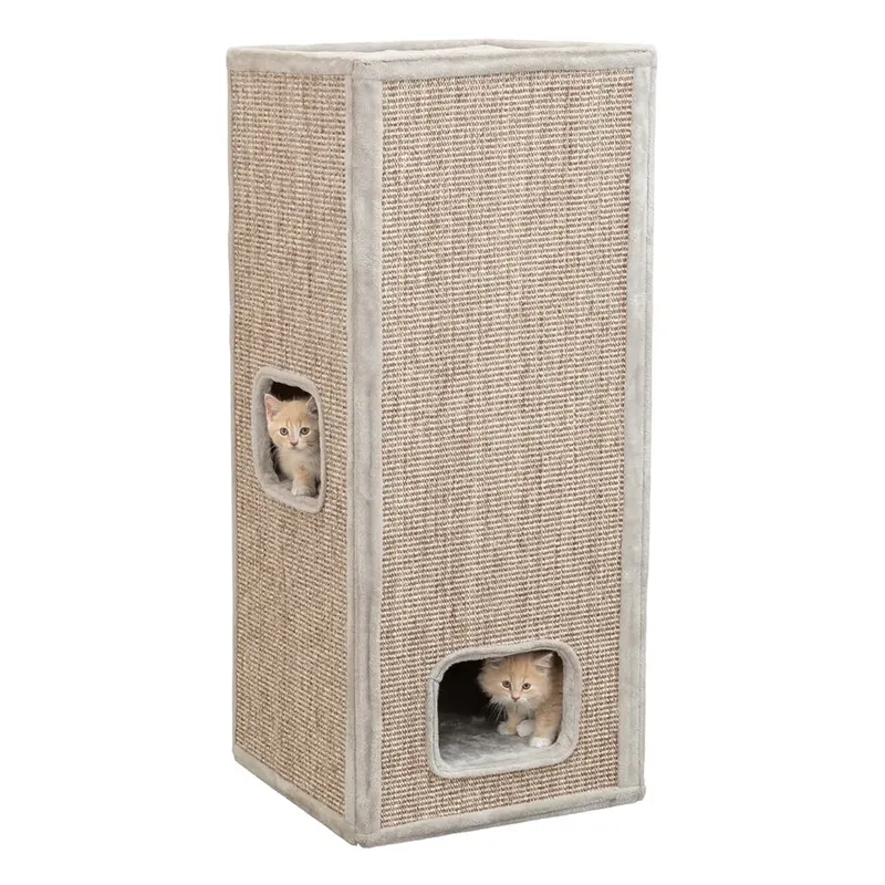 Krabpaal Cat Tower Juno - 116 cm de Trixie en Gris – photo produit 2 sur 3