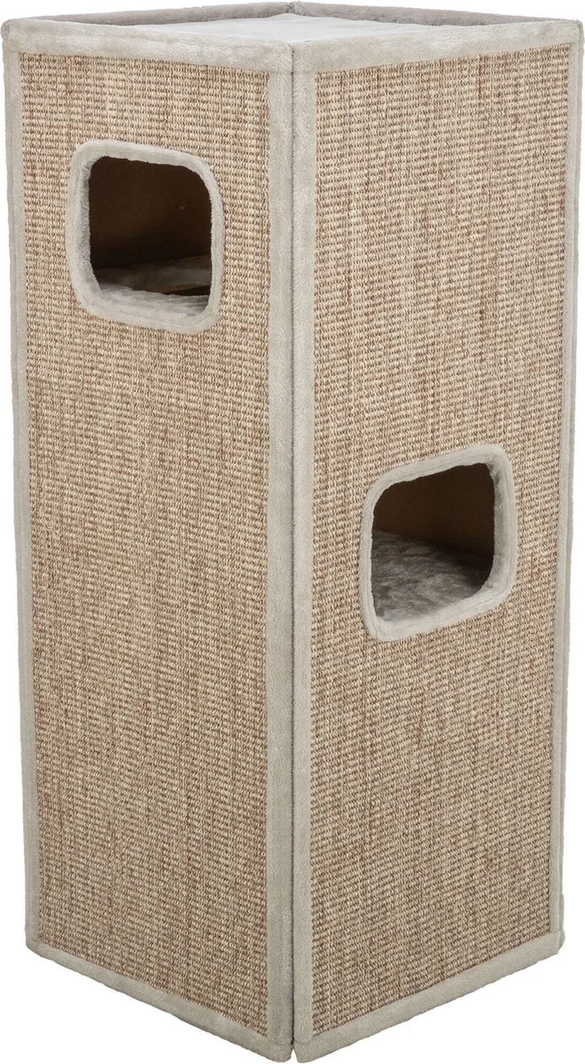 Krabpaal Cat Tower Juno - 116 cm de Trixie en Gris – photo produit 1 sur 3