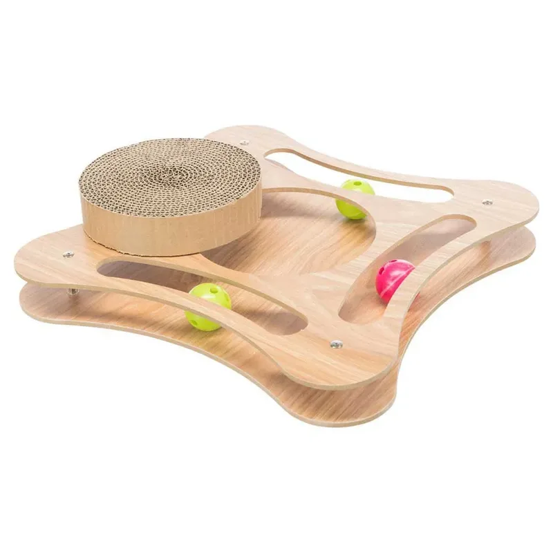 Krabpaal Van Karton Met Speeltjes 35x4x35 Cm de Trixie – photo produit 5 sur 6