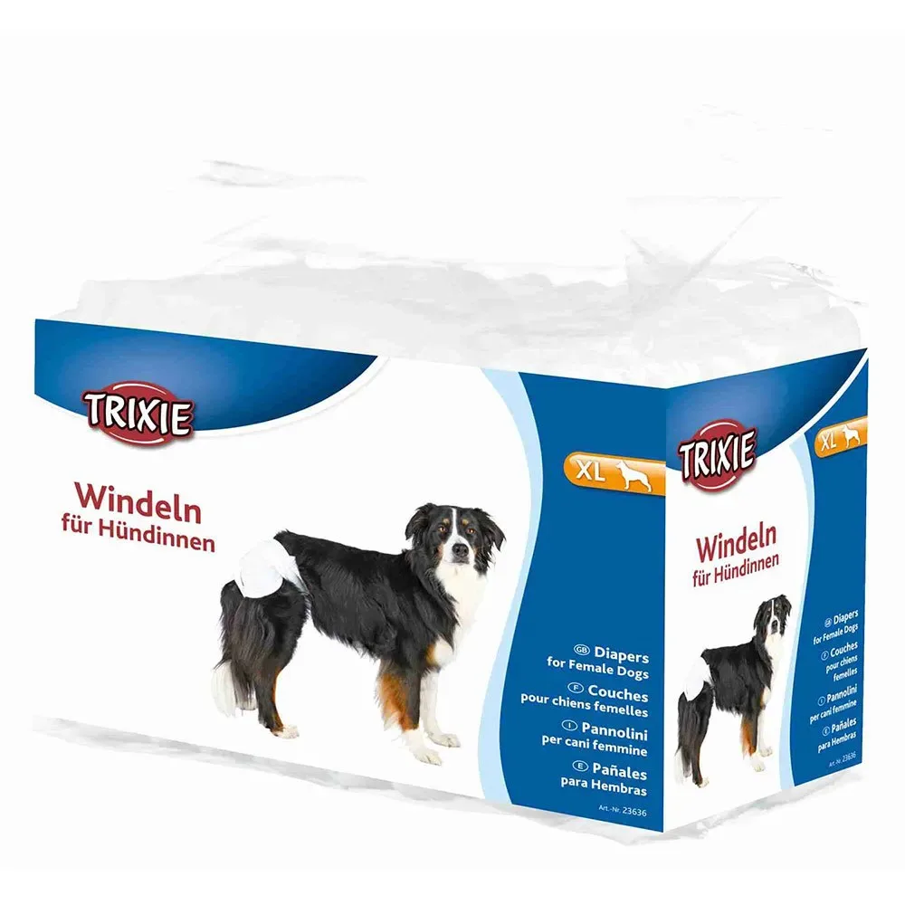 Luiers voor vrouwtjes hond, extra absorberend XL von Trixie – Produktfoto