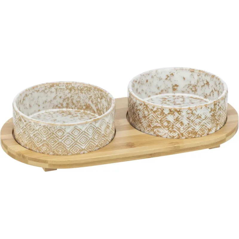 Napf-Set Keramik/Bambus by Trixie in Regular – product photo