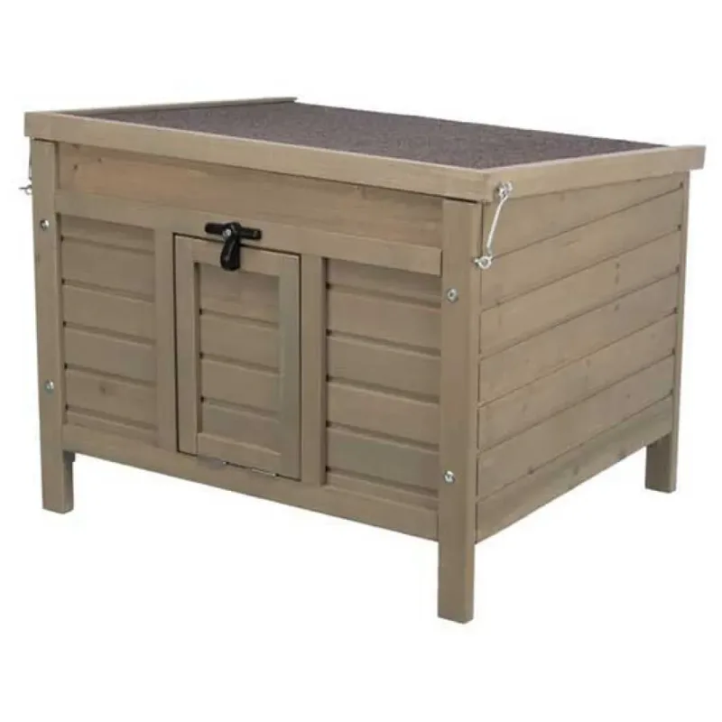 Natura Knaagdier/Konijnenhuis - Kooi Accessoire - 43x42x51 cm Bruin von Trixie in Blau – Produktfoto 3 von 6