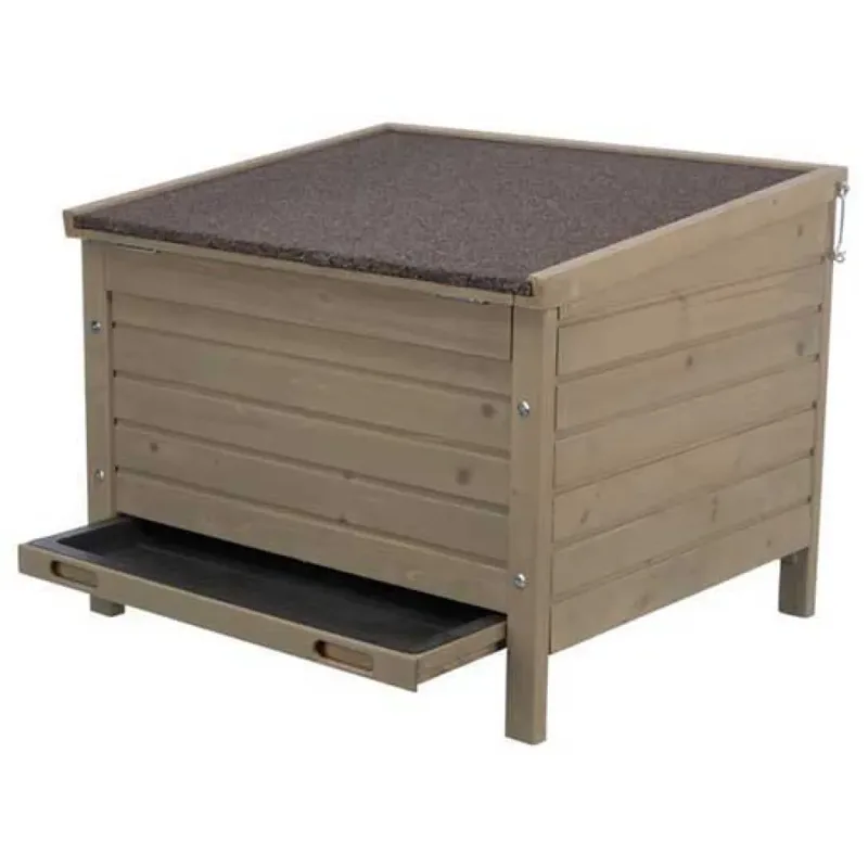 Natura Knaagdier/Konijnenhuis - Kooi Accessoire - 43x42x51 cm Bruin von Trixie in Blau – Produktfoto 5 von 6