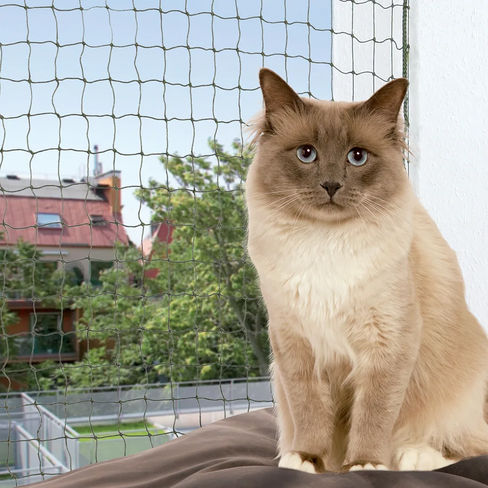 filet pour chat olive résistant aux morsures, 8 x 3 m de Trixie – photo produit