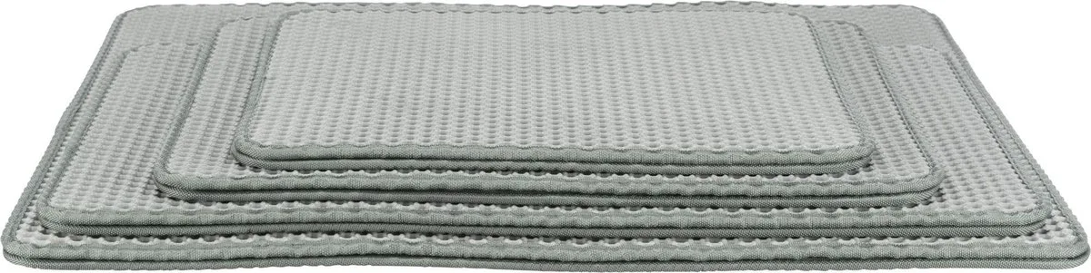 opvangmat voor kattenbakken eva GRIJS 70x40 cm från Trixie i Svart – produktbild