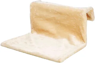 Radiatorhangmat - Pluche Beige - 48x26x30 cm, Verstelbare Beugels, Geschikt voor Katten tot 5 kg fra Trixie – produktbillede 1 af 2