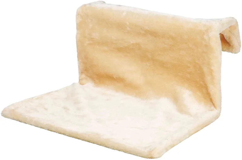 Radiatorhangmat - Pluche Beige - 48x26x30 cm, Verstelbare Beugels, Geschikt voor Katten tot 5 kg fra Trixie – produktbillede 1 af 2