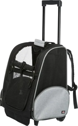 Reismand Trolley - Kleine Hond en Kat - Zwart - tot 8 kg - 36 x 27 x 50 cm by Trixie in Grey – product photo 1 of 5