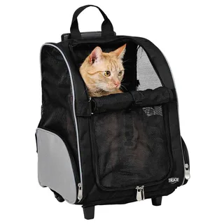 Reismand Trolley - Kleine Hond en Kat - Zwart - tot 8 kg - 36 x 27 x 50 cm by Trixie in Grey – product photo 3 of 5