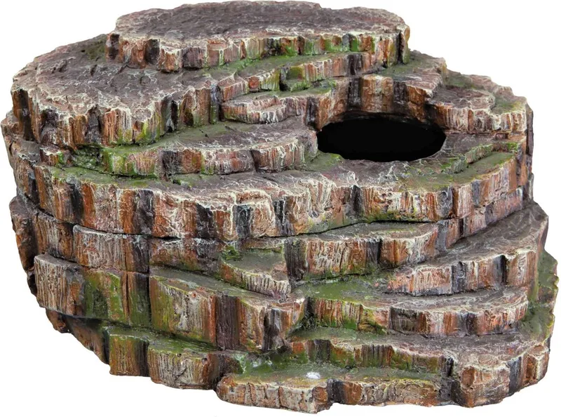 Reptiland - Slangen-Schuilplaats - 26X13X20 cm de Trixie en Bosgroen – photo produit 1 sur 2