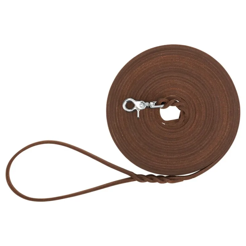 Rustic Fettleder Schleppleine fra Trixie i Regular – produktbillede