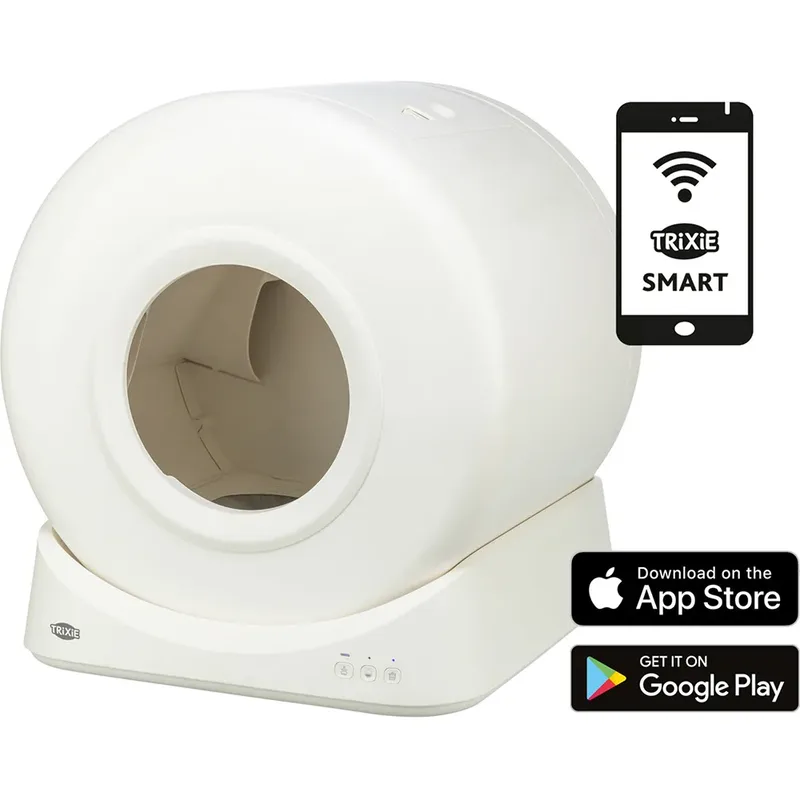 Smart - Zelfreinigende Kattenbak - 51X54X56 cm von Trixie in Weiß – Produktfoto 2 von 3